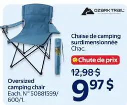 Walmart Oversized camping chair offer