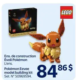 Walmart LEGO Pokémon Eevee model building kit offer