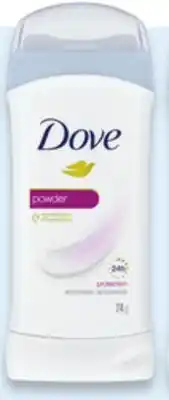 Walmart Dove deodorant or antiperspirant offer