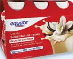 Walmart Equate protein shakes offer