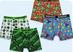 Walmart Kids' licensed underwear offer