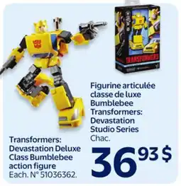 Walmart Transformers: Devastation Deluxe Class Bumblebee action figure offer