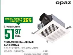 BMR VENTILATEUR DE SALLE DE BAIN offer