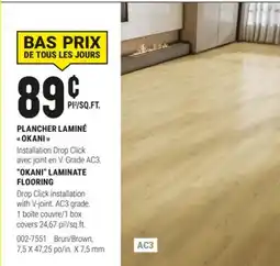 BMR PLANCHER LAMINÉ OKANI offer