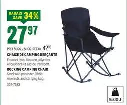 BMR CHAISE DE CAMPING BERÇANTE offer
