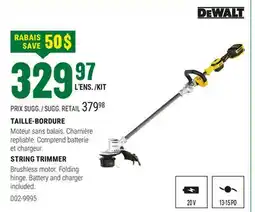 BMR DEWALT TAILLE-BORDURE offer