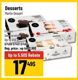 Mayrand Martin Dessert Frozen Desserts offer