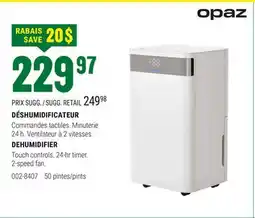 BMR DÉSHUMIDIFICATEUR offer