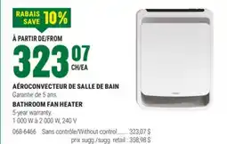 BMR AÉROCONVECTEUR DE SALLE DE BAIN offer