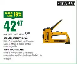 BMR AGRAFEUSE MULTI 5-EN-1 offer