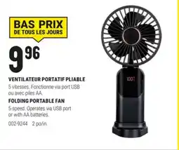 BMR VENTILATEUR PORTATIF PLIABLE offer