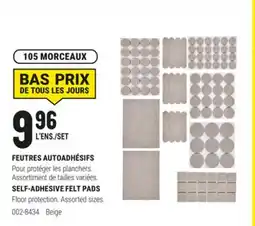 BMR FEUTRES AUTOADHÉSIFS offer