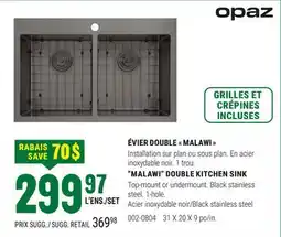 BMR ÉVIER DOUBLE MALAWI offer