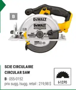 BMR SCIE CIRCULAIRE offer