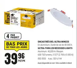 BMR ENCASTRÉS DEL ULTRA MINCES offer