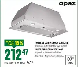 BMR HOTTE DE CUISINE SOUS-ARMOIRE offer