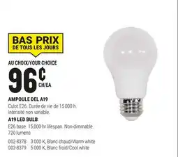 BMR AMPOULE DEL A19 offer