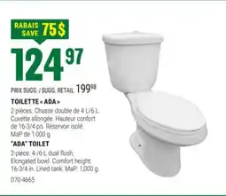 BMR TOILETTE ADA offer