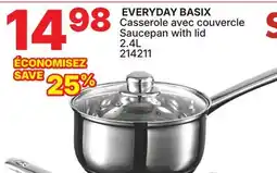 Rossy STARFRIT EVERYDAY BASIX Saucepan with lid offer