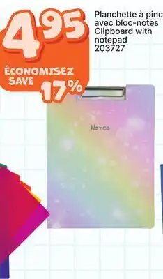 Rossy Clipboard with notepad offer