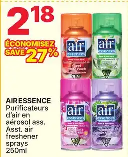 Rossy AIRESSENCE Asst. air freshener sprays offer