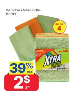 Rossy XTRA Microfiber kitchen cloths offer