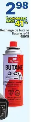 Rossy Butane refill offer