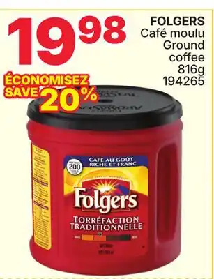 Rossy FOLGERS Ground coffee offer