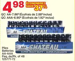 Rossy CHATEAU Batteries offer