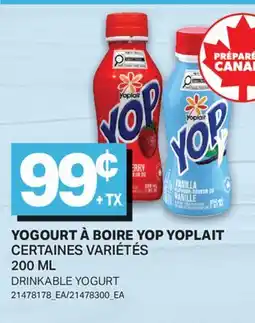 L'Intermarché YOGOURT À BOIRE YOP | DRINKABLE YOGURT offer