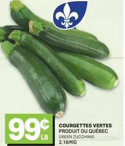 L'Intermarché COURGETTES VERTES | GREEN ZUCCHINIS offer
