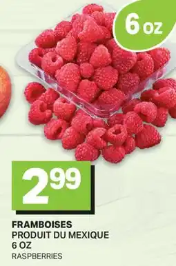 L'Intermarché FRAMBOISES | RASPBERRIES, 6 OZ offer