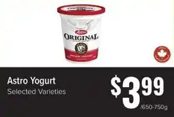 Produce Depot Astro Yogurt offer