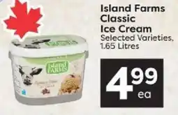 Quality Foods Island Farms Classic Ice Cream offer