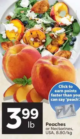 Quality Foods Peaches or Nectarines offer