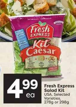 Quality Foods Fresh Express Salad Kit offer