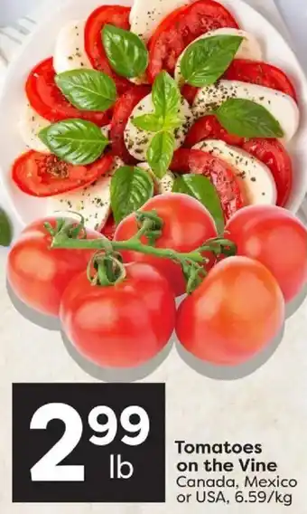 Quality Foods Tomatoes on the Vine offer