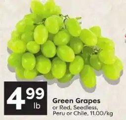 Quality Foods Green Grapes offer