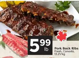 Quality Foods Pork Back Ribs offer