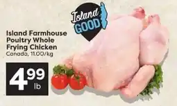 Quality Foods Island Farmhouse Poultry Whole Frying Chicken offer