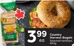 Quality Foods Country Harvest Bagels offer