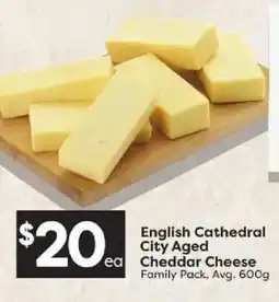 Quality Foods English Cathedral City Aged Cheddar Cheese offer