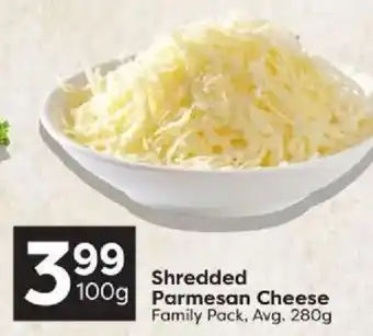 Quality Foods Shredded Parmesan Cheese offer
