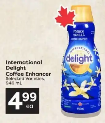 Quality Foods International Delight Coffee Enhancer offer