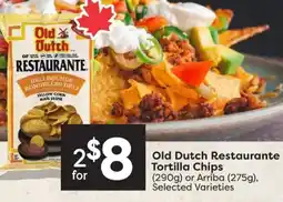 Quality Foods Old Dutch Restaurante Tortilla Chips offer