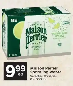 Quality Foods Maison Perrier Sparkling Water offer