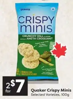 Quality Foods Quaker Crispy Minis offer