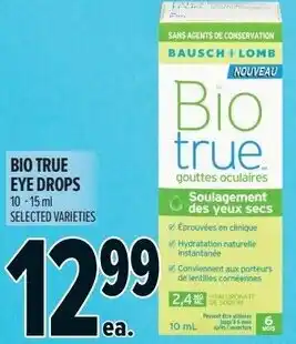 Bio true eye drops