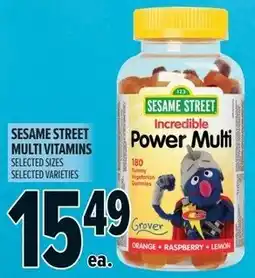 Metro Sesame street multi vitamins offer