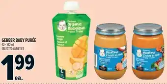 Metro Gerber baby purée offer